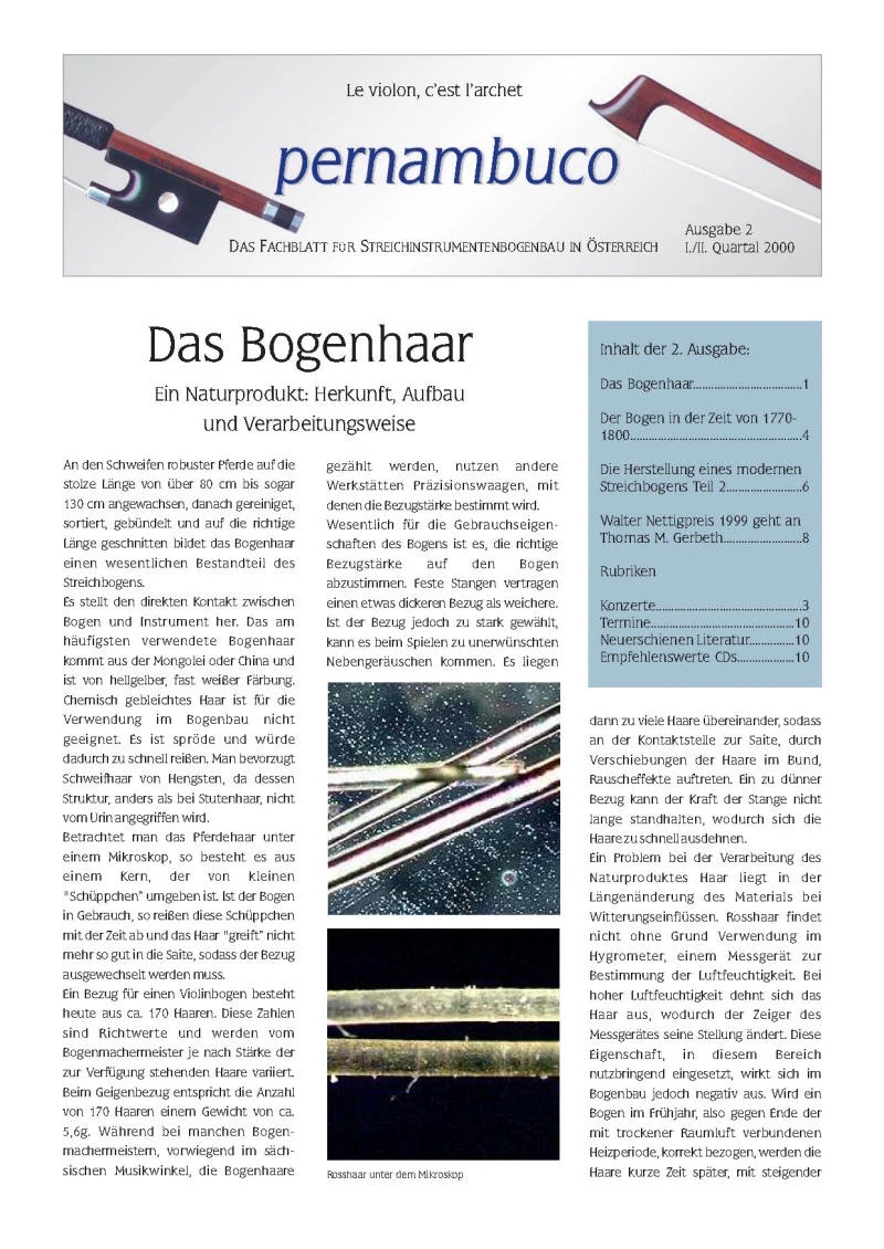 Titelblatt pernambuco – Ausgabe 2