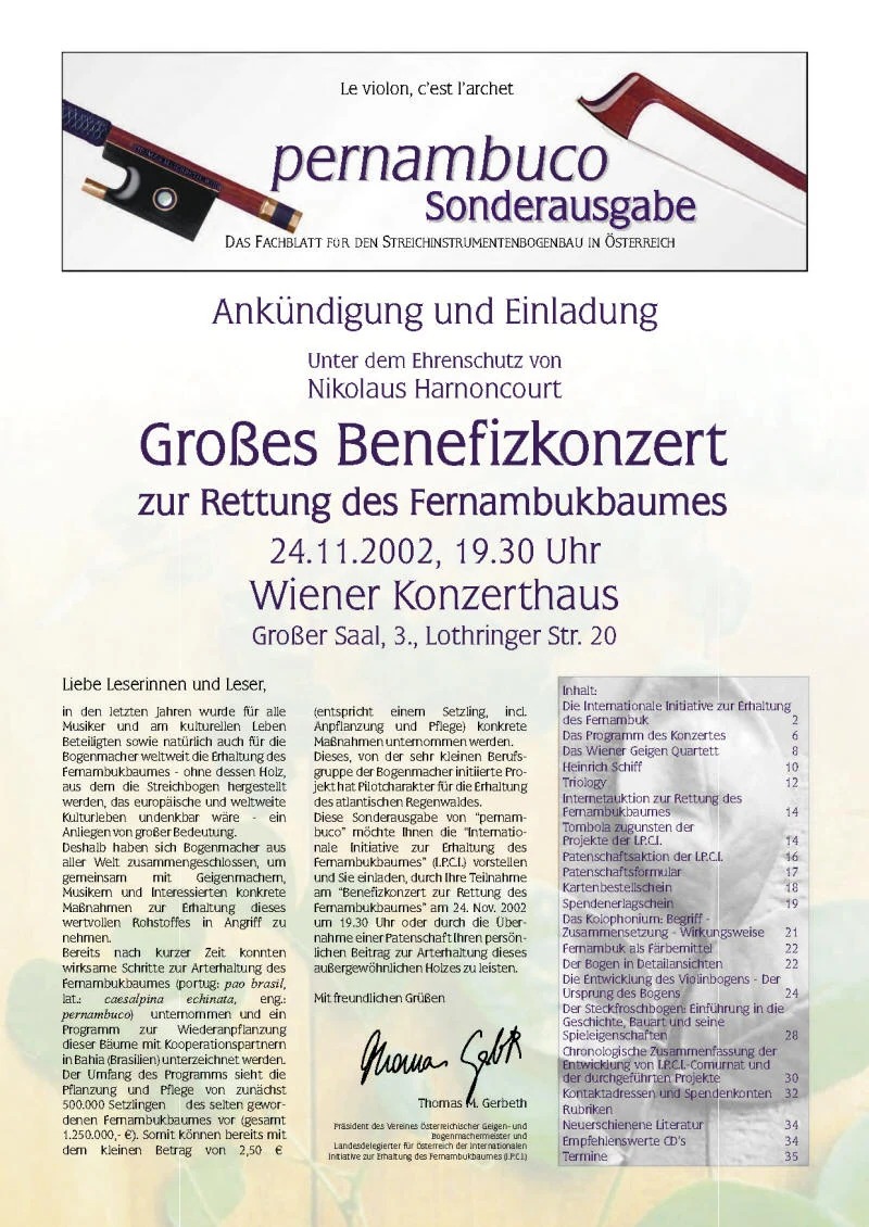 Titelblatt pernambuco – Sonderausgabe